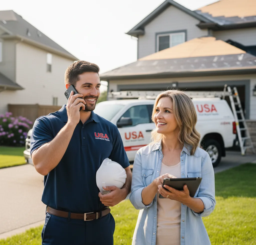 USA Roof Repair Experts customer support in Coppell